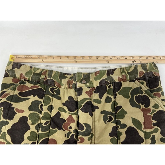 Black Sheep Pants Mens XLarge Brown Duck Camo Insulated Quilted Hunting - Picture 3 of 10